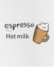Puodelis espresso hot milk